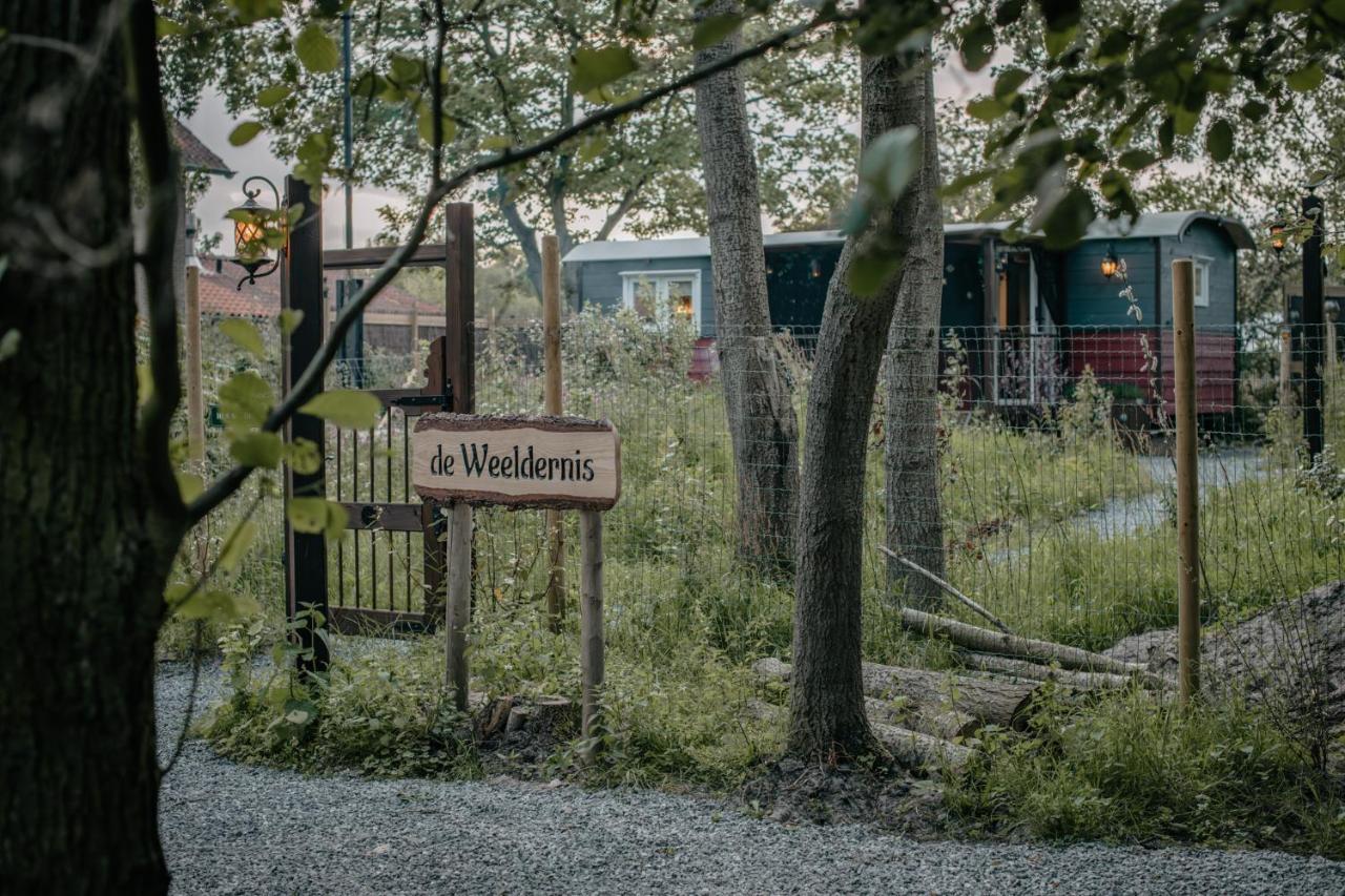 Villa Pipowagen De Zwerveling Aan Zee Oostkapelle Exterior foto